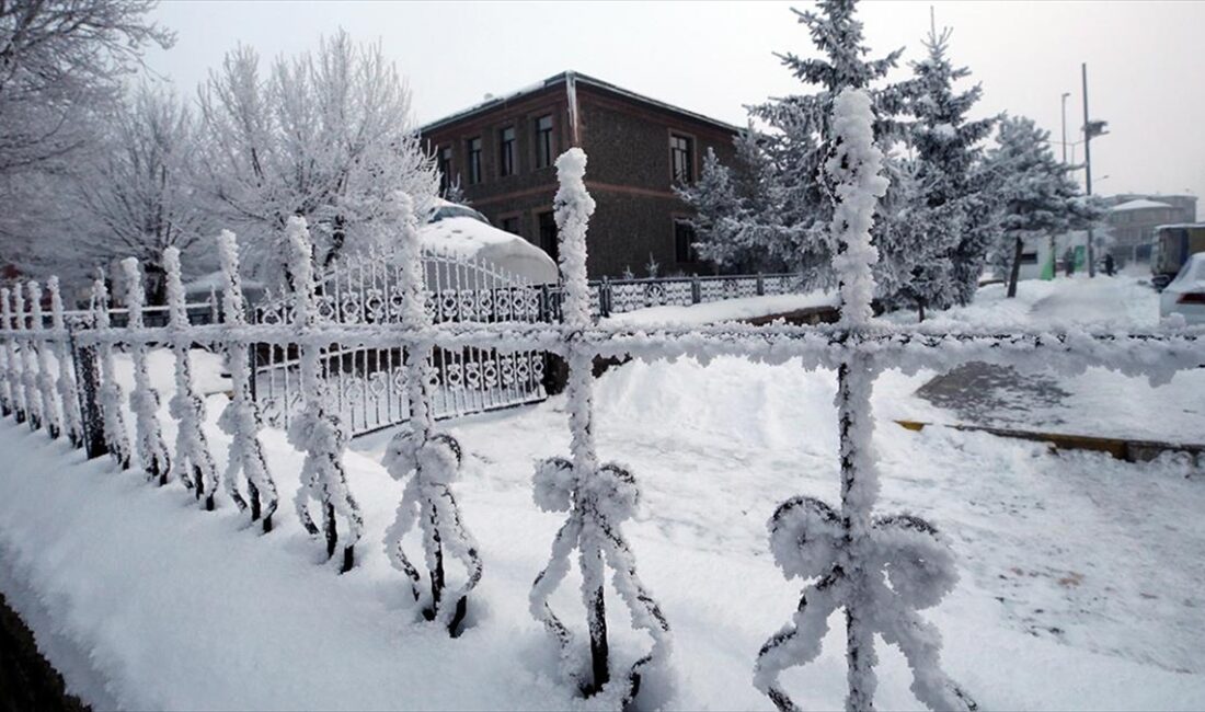 ERZURUM (AA) – Gece en düşük hava sıcaklığı sıfırın altında