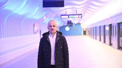 Ulaştırma ve Altyapı Bakanı Abdulkadir Uraloğlu, İstanbul Havalimanı-Gayrettepe Metro Hattı'nın