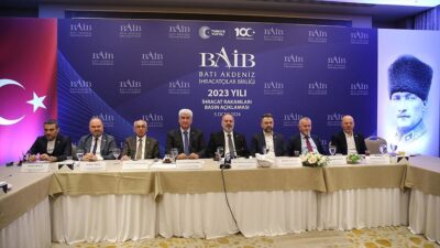 Antalya, Isparta ve Burdur'u kapsayan Batı Akdeniz İhracatçılar Birliği (BAİB),
