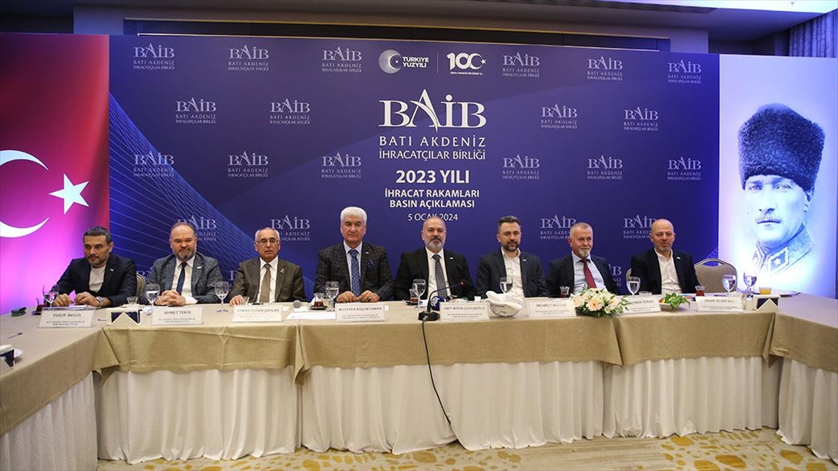 Antalya, Isparta ve Burdur'u kapsayan Batı Akdeniz İhracatçılar Birliği (BAİB),
