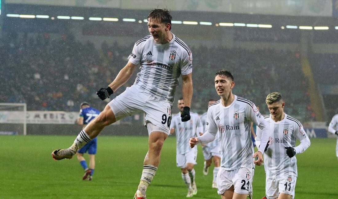 Trendyol Süper Lig'de ertelenen 16. hafta mücadelesinde Beşiktaş, Çaykur Rizespor'u