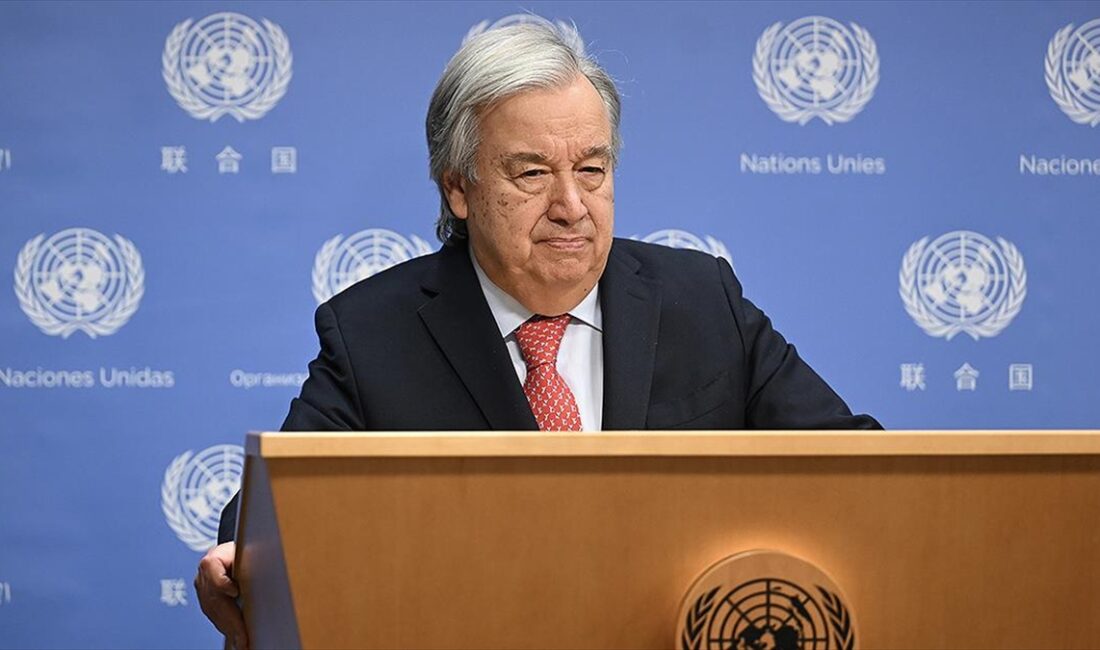 Birleşmiş Milletler (BM) Genel Sekreteri Antonio Guterres'in yarın BM Yakın