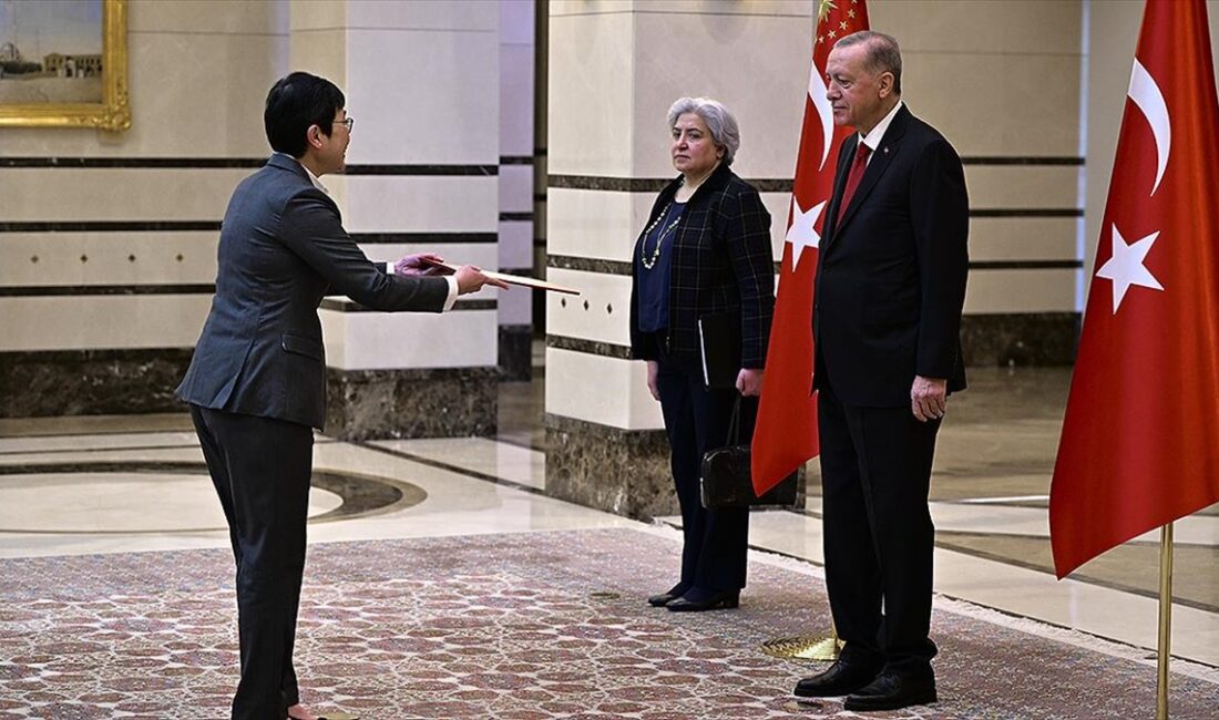 Cumhurbaşkanı Recep Tayyip Erdoğan, Avusturya Büyükelçisi Gabriele Juen'i, Tunus Büyükelçisi
