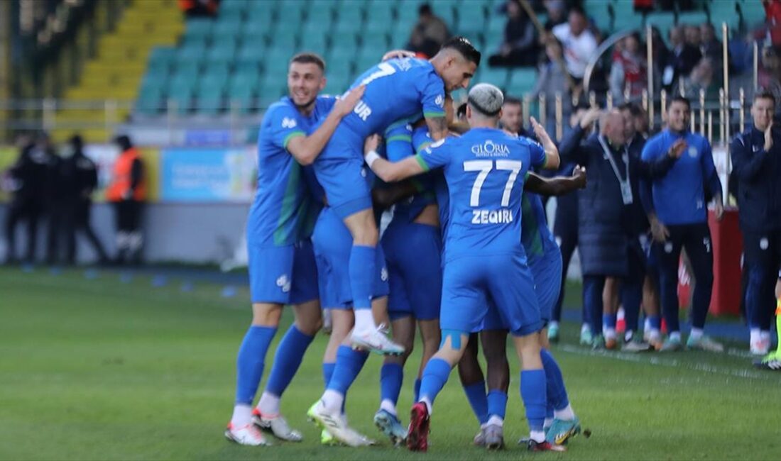 Trendyol Süper Lig'in 19. haftasında Çaykur Rizespor, sahasında Atakaş Hatayspor'u