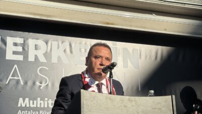 ANTALYA (AA) – CHP'den Antalya Büyükşehir Belediye Başkan adayı olarak