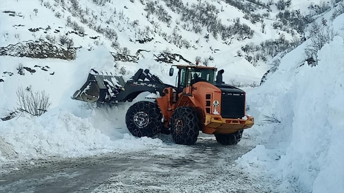 Hakkari'de çığ nedeniyle kapanan Yüksekova-Şemdinli kara yolu, ekiplerin çalışmasıyla açıldı.
