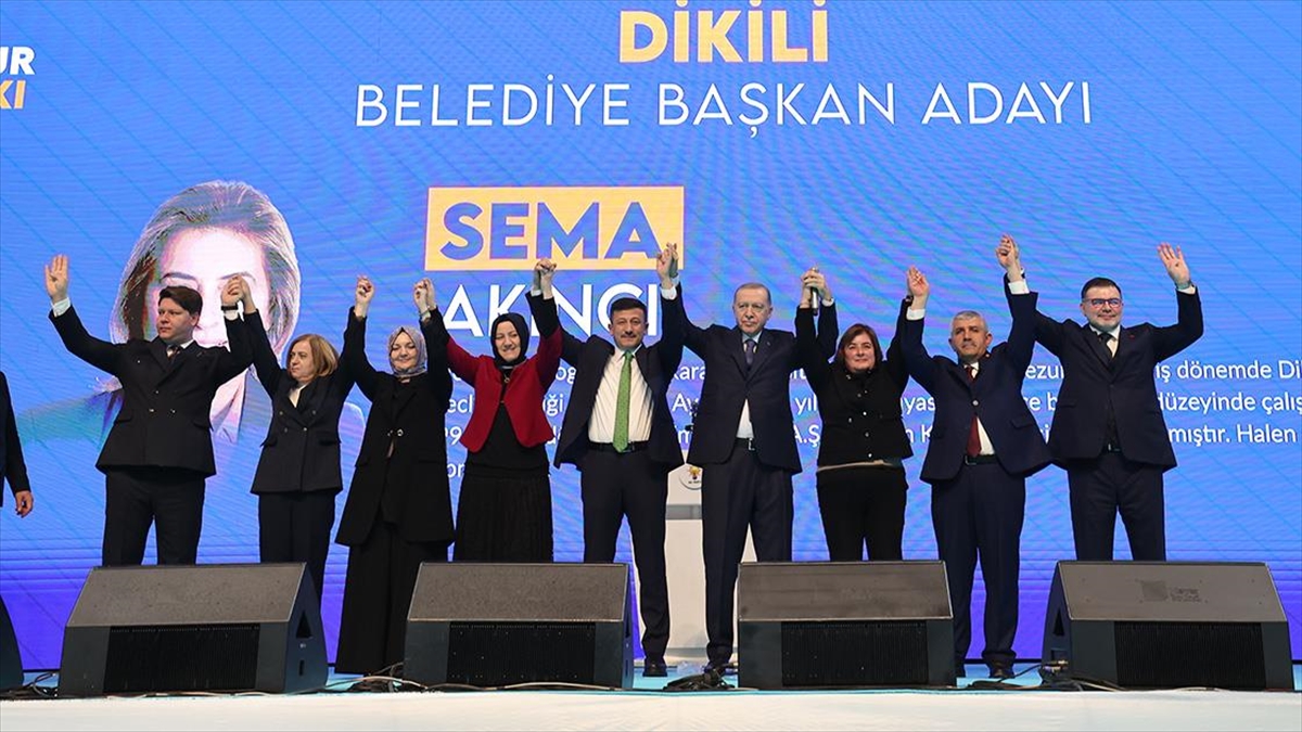 Cumhur İttifakı'nın, 31 Mart Mahalli İdareler Genel Seçimleri için İzmir'deki