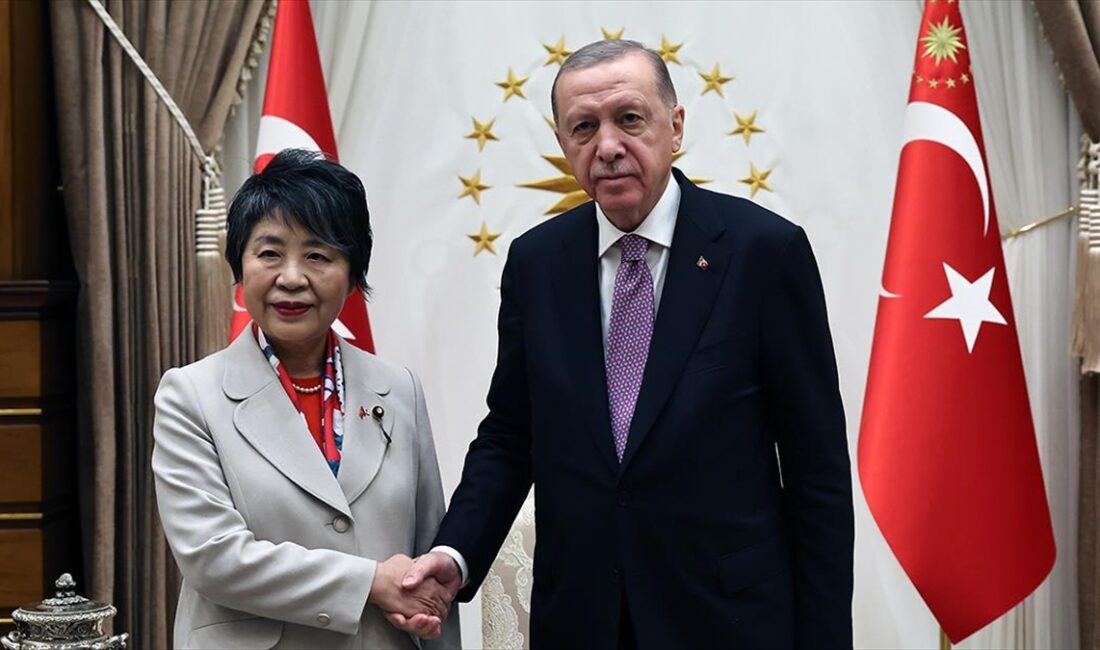 Cumhurbaşkanı Recep Tayyip Erdoğan, Japonya Dışişleri Bakanı Kamikawa Yoko'yu kabul