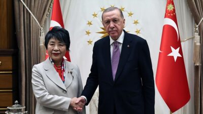 Cumhurbaşkanı Recep Tayyip Erdoğan, Japonya Dışişleri Bakanı Kamikawa Yoko'yu kabul