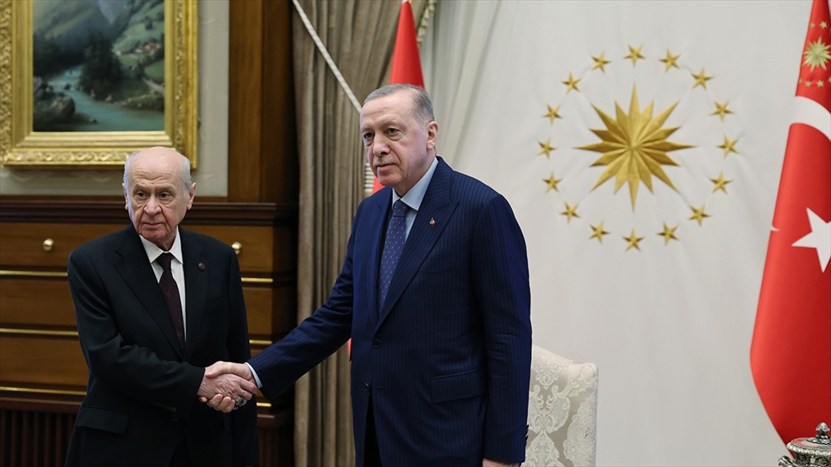 Cumhurbaşkanı Recep Tayyip Erdoğan, Milliyetçi Hareket Partisi Genel Başkanı Devlet
