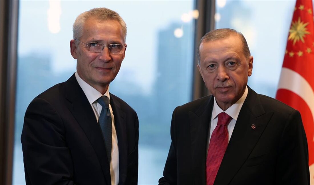 Cumhurbaşkanı Recep Tayyip Erdoğan, NATO Genel Sekreteri Jens Stoltenberg ile
