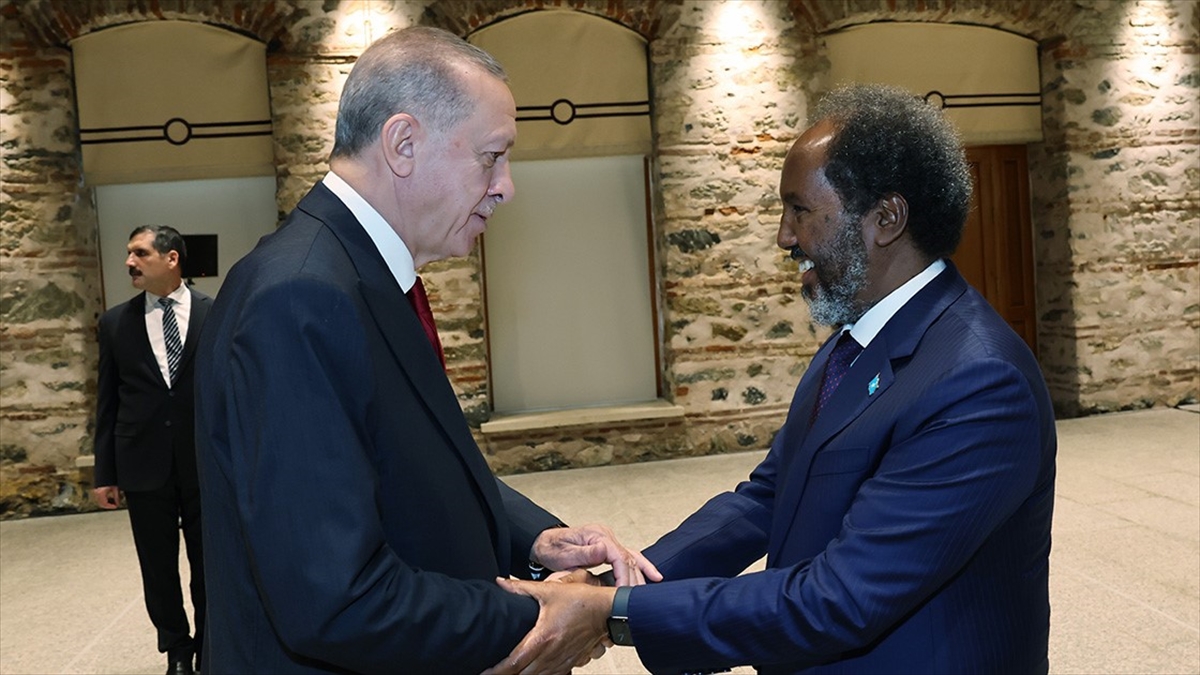 Cumhurbaşkanı Recep Tayyip Erdoğan, Somali Cumhurbaşkanı Hasan Şeyh Mahmud ile