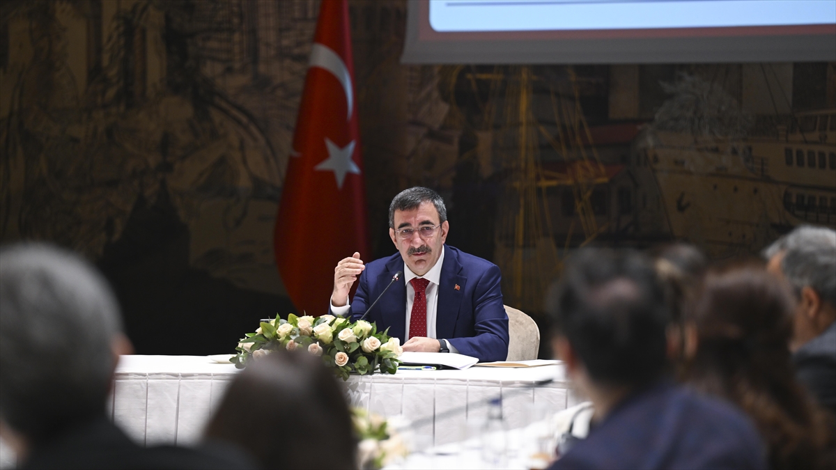Cumhurbaşkanı Yardımcısı Yılmaz "Aylık bazda ciddi bir ivme kaybolduğunu, enflasyonda