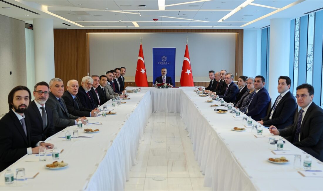 Dışişleri Bakanı Hakan Fidan, Türk-Amerikan Ulusal Yönlendirme Komitesi üyelerini kabul