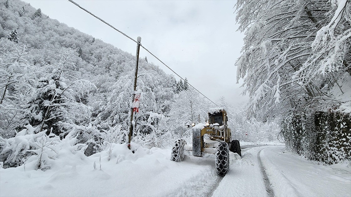 Doğu Karadeniz'in yüksek kesimlerinde kuvvetli karla karışık yağmur ve kar