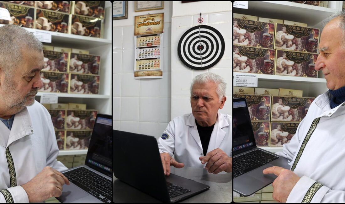 Edirne'de faaliyet gösteren badem ezmesi üreticileri, Anadolu Ajansının (AA) gözünden