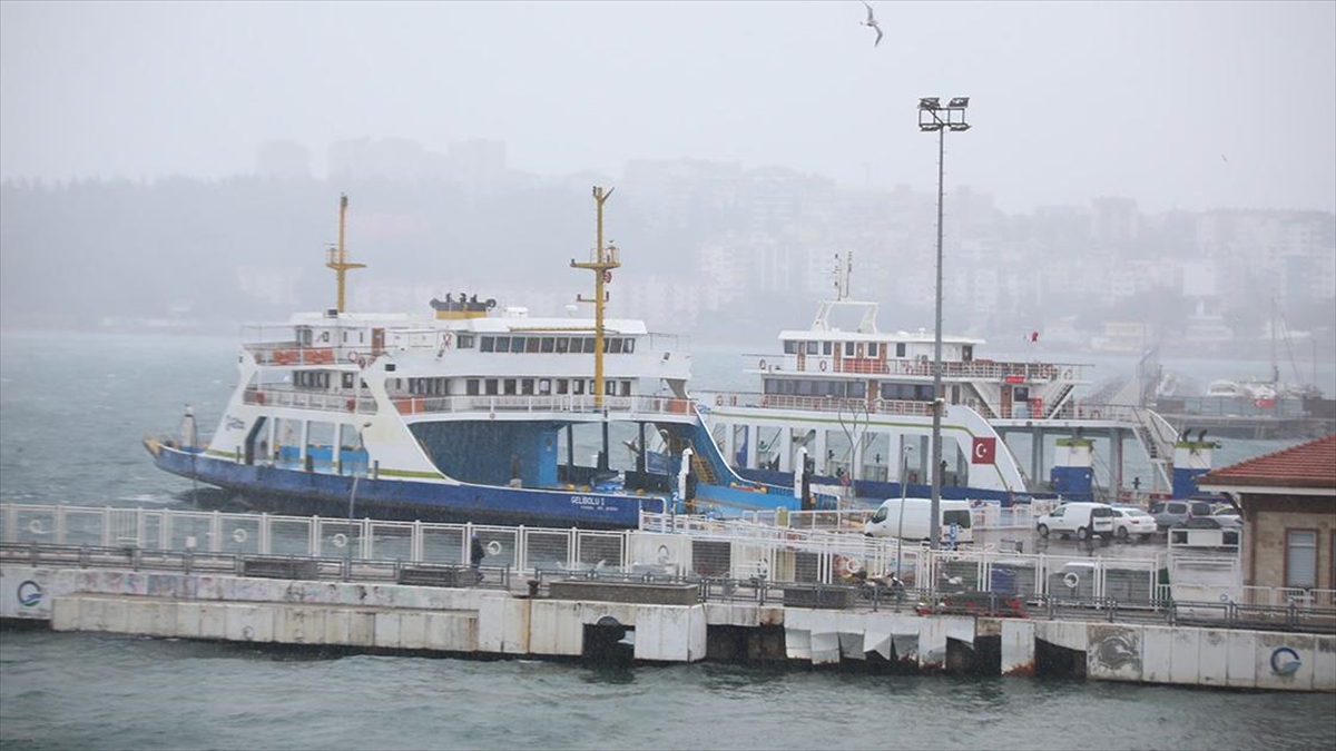 Yarın Geyikli-Bozcaada feribot hattında seferlerin tamamı, Kabatepe-Gökçeada hattında ise 2'si