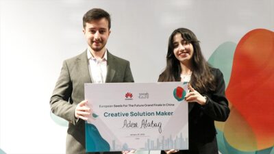Huawei tarafından yürütülen "Gelecek İçin Tohumlar Programı"nın Çin'de düzenlenen büyük