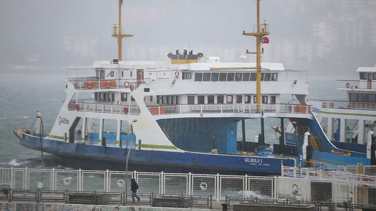 Çanakkale'de, Kabatepe-Gökçeada ve Geyikli-Bozcaada arabalı vapur hatlarında yarınki seferlerden bazıları,