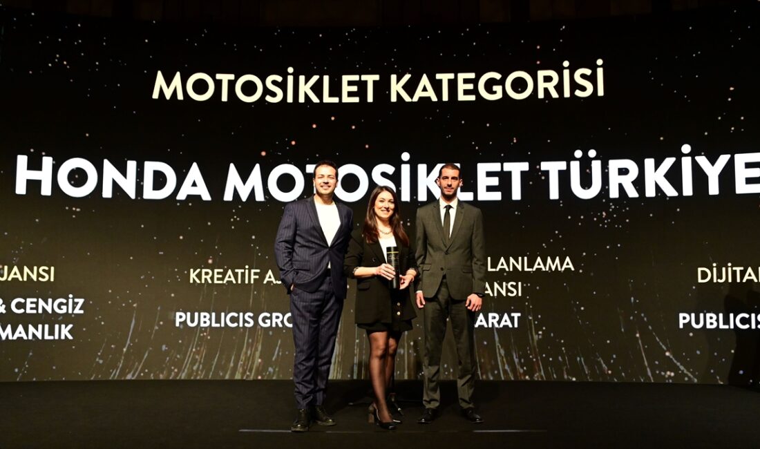 İSTANBUL (AA) – Honda Motosiklet, The ONE Awards Bütünleşik Pazarlama