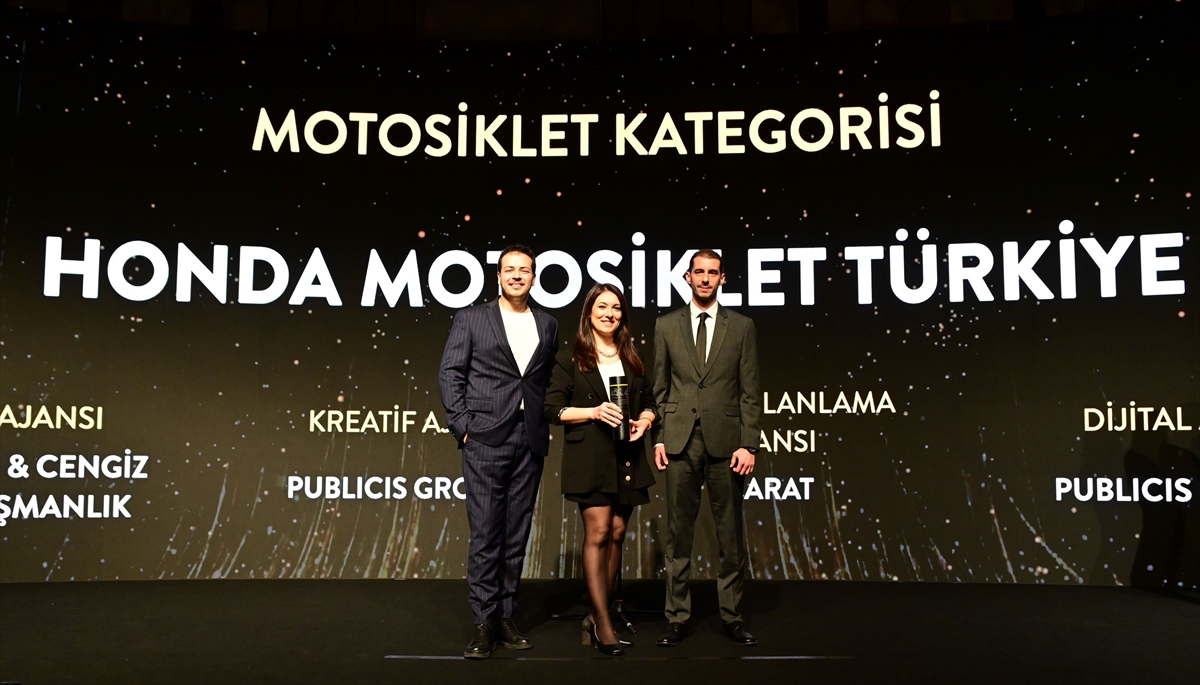 İSTANBUL (AA) – Honda Motosiklet, The ONE Awards Bütünleşik Pazarlama