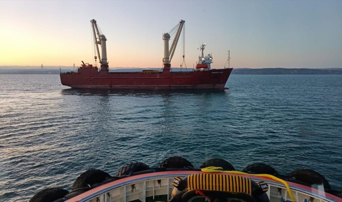 İzmit'ten Romanya'ya seyir halindeyken İstanbul Boğazı kuzey girişinde makine arızası
