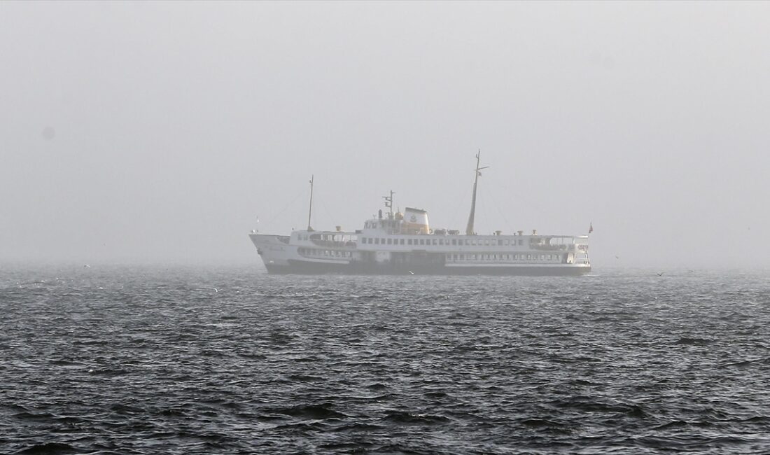  İstanbul'da, olumsuz hava koşulları nedeniyle bazı hatlarda vapur seferlerinin