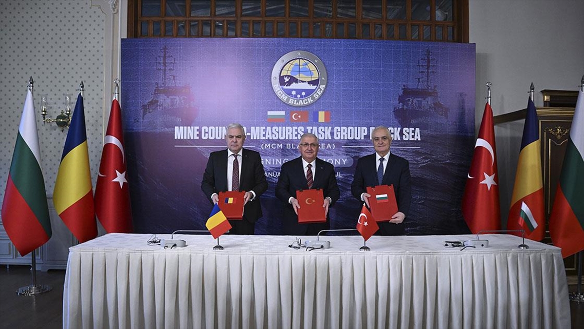Karadeniz'deki mayın tehlikesine karşı Türkiye öncülüğünde Romanya ve Bulgaristan ile