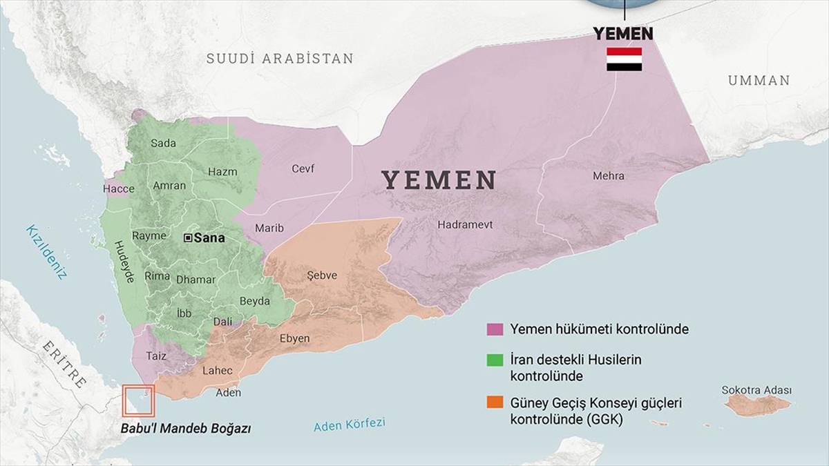 İç savaşın devam ettiği Yemen, nüfuz alanları açısından Suudi Arabistan'ın