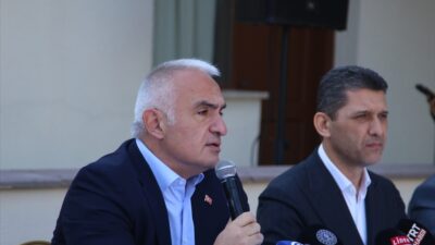 ANTALYA (AA) – Kültür ve Turizm Bakanı Mehmet Nuri Ersoy,