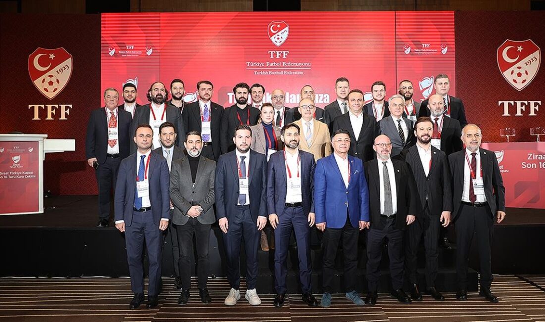 Ziraat Türkiye Kupası'nda gerçekleştirilen son 16 turu kura çekiminin ardından