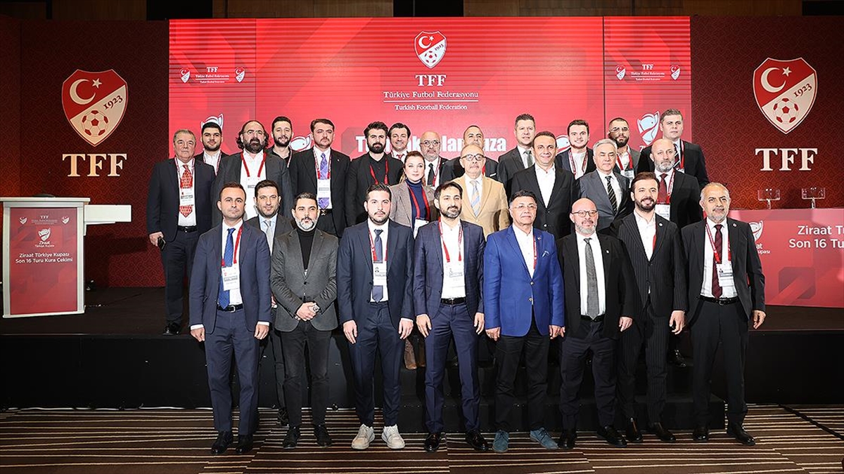 Ziraat Türkiye Kupası'nda gerçekleştirilen son 16 turu kura çekiminin ardından