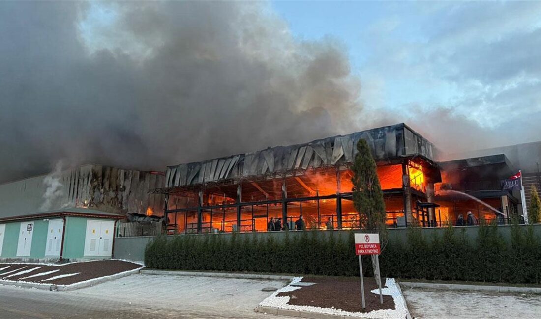 K&Uuml;TAHYA (AA) – Alayunt Mahallesi’ndeki 1. Organize Sanayi B&ouml;lgesinde bulunan