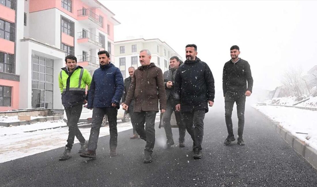 Kahramanmaraş merkezli 6 Şubat'taki depremlerin etkilediği Malatya'da, depremzedeler için inşa