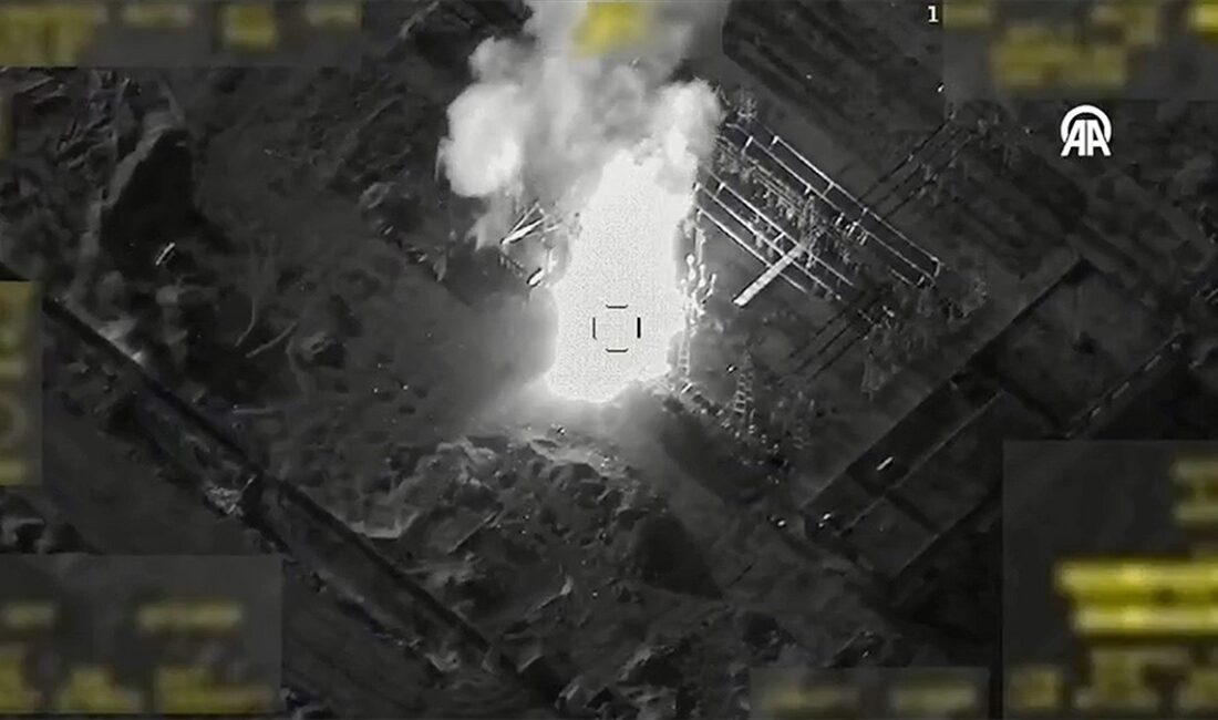 MİT Başkanlığı, Suriye'de, terör örgütü PKK/YPG'ye ait terör amaçlı kullanılan
