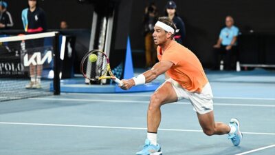 Sakatlıktan dönen eski dünya 1 numarası İspanyol tenisçi Rafael Nadal,