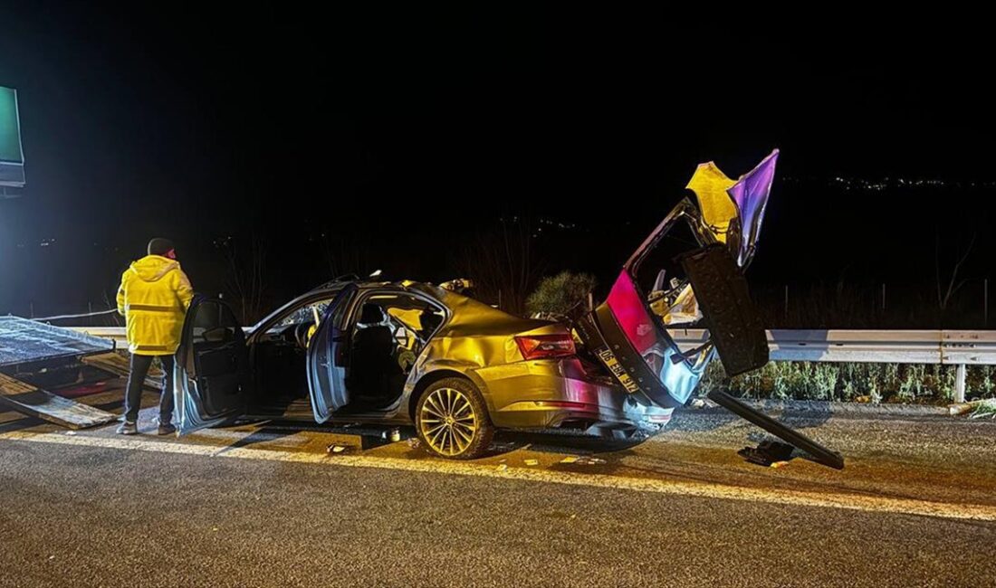 Anadolu Otoyolu'nun Sakarya kesiminde meydana gelen trafik kazasında 3 koruma
