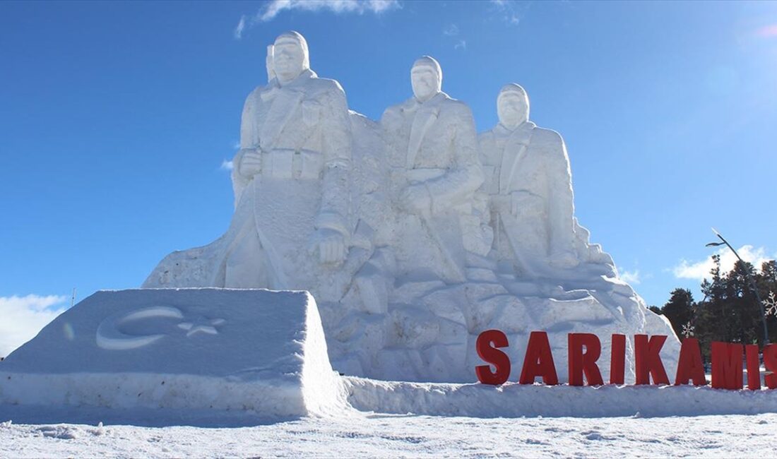 Kars'ın Sarıkamış ilçesinde Sarıkamış Harekatı'nın 109. yılı anma etkinlikleri kapsamında