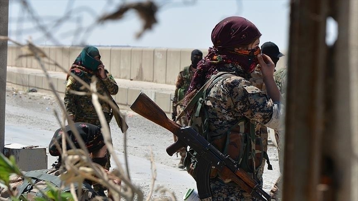 Terör örgütü PKK/YPG, Suriye'nin Halep ilinde işgal ettiği Aynularab (Kobani)