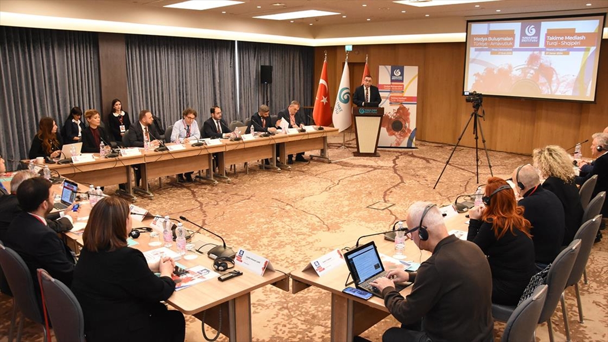 Arnavutluk'un başkenti Tiran'da, Yunus Emre Enstitüsü (YEE) koordinesinde "Arnavutluk-Türkiye Medya