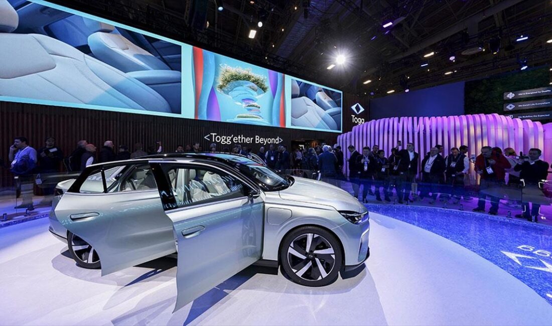 Togg'un dünyanın en büyük Tüketici Elektroniği Fuarı CES 2024'te tanıttığı