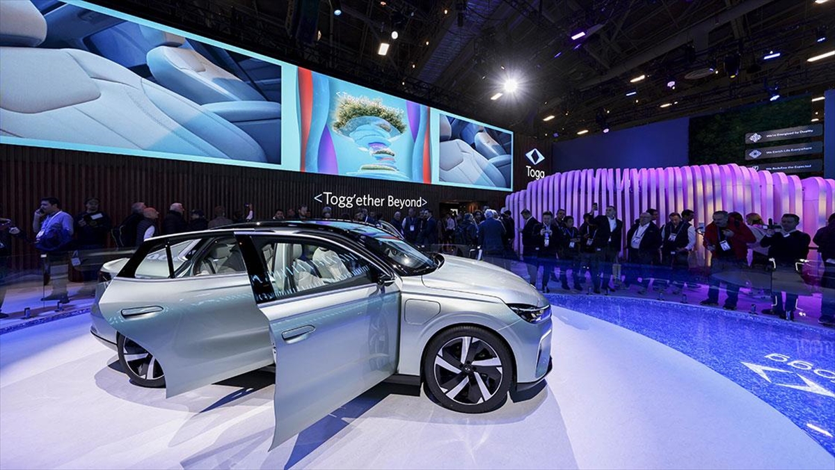 Togg'un dünyanın en büyük Tüketici Elektroniği Fuarı CES 2024'te tanıttığı