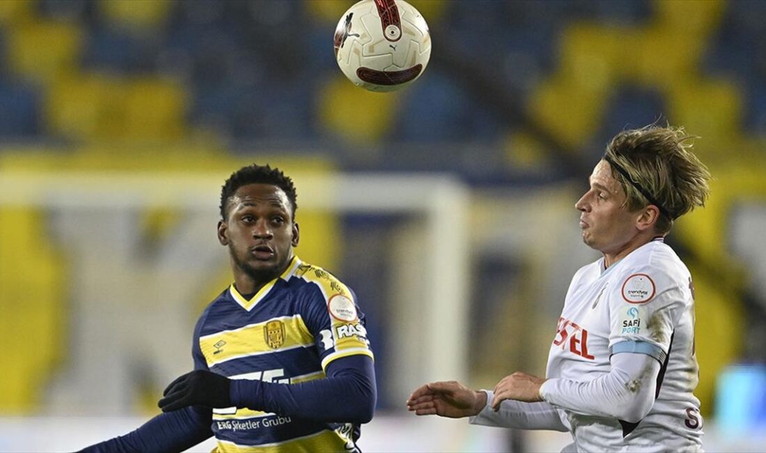 Trendyol Süper Lig'in 19. haftasında Trabzonspor, deplasmanda MKE Ankaragücü'nü 1-0