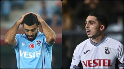 Trabzonspor'da, oyuncular Abdülkadir Ömür ve Umut Bozok kadro dışı bırakıldı.