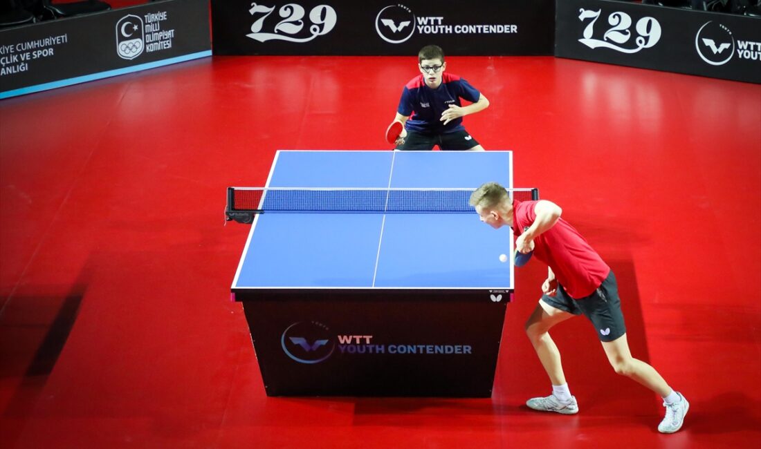 ANTALYA (AA) – Uluslararası Gençler Masa Tenisi Şampiyonası'nın (WTT Youth