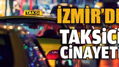İzmir'in Gaziemir ilçesinde bir taksici, "soğukta üşümesin" diye aracına aldığı