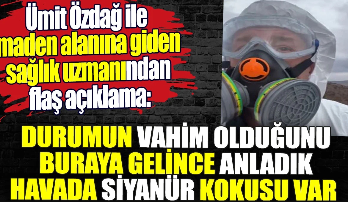 Ümit Özdağ, özel Maske ve Özel Kıyafetlerle Erzincan’a Gitti. Jandarma Ekipleri Provoke Ettiğini Belirterek Maden Sahasına Almadı..