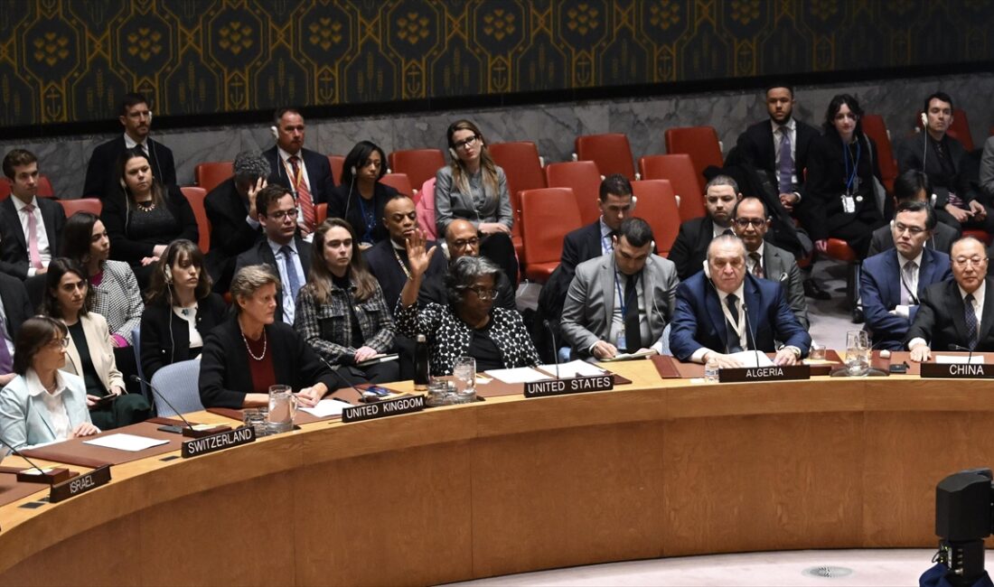 ABD, bir kez daha Birleşmiş Milletler Güvenlik Konseyinde (BMGK) Gazze'de