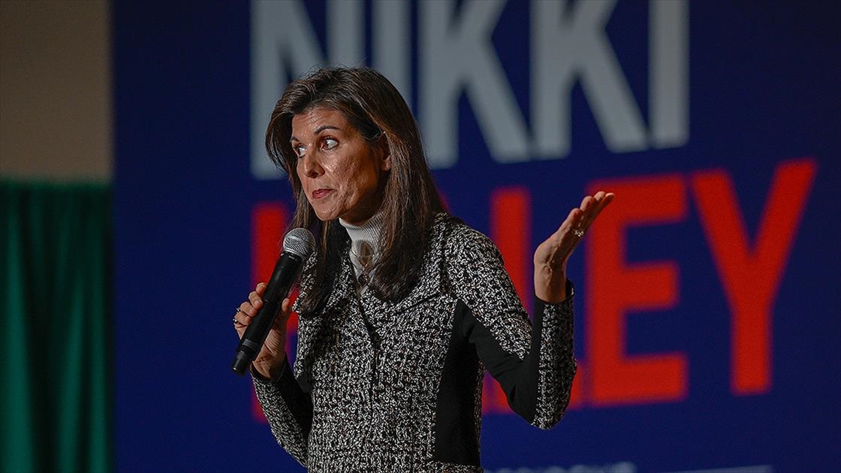 ABD'de 2024 başkanlık yarışında Cumhuriyetçi Partinin aday adaylarından Nikki Haley,