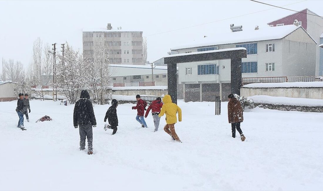 Ağrı'da etkili olan kar ve tipi nedeniyle 5 ilçede köy